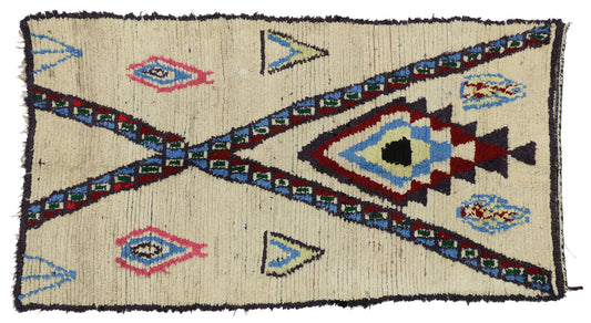 4 x 7 Vintage Moroccan Rug 20620