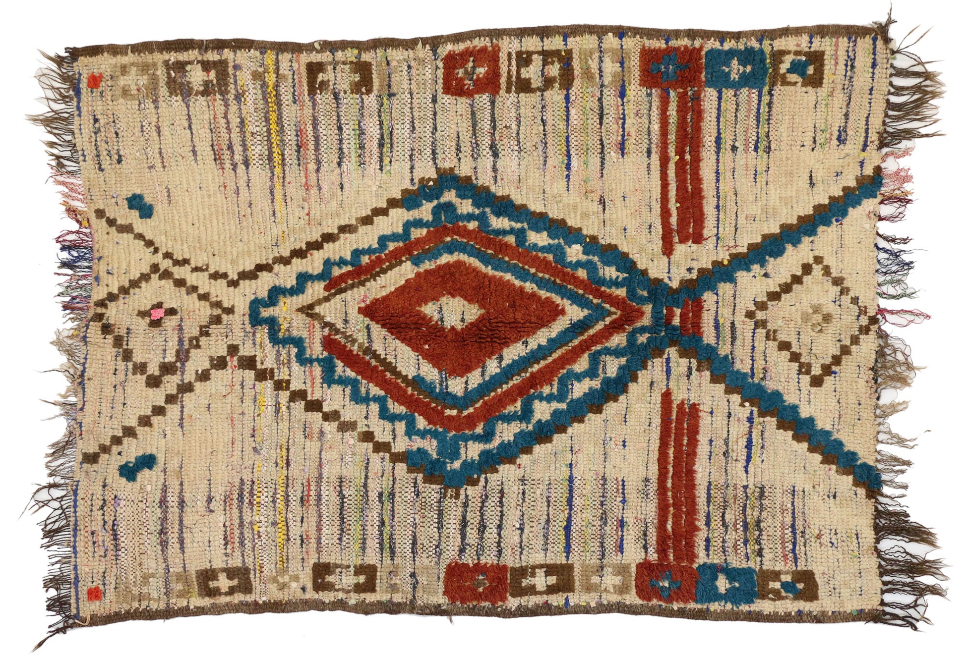 4 x 5 Vintage Moroccan Rug 20623