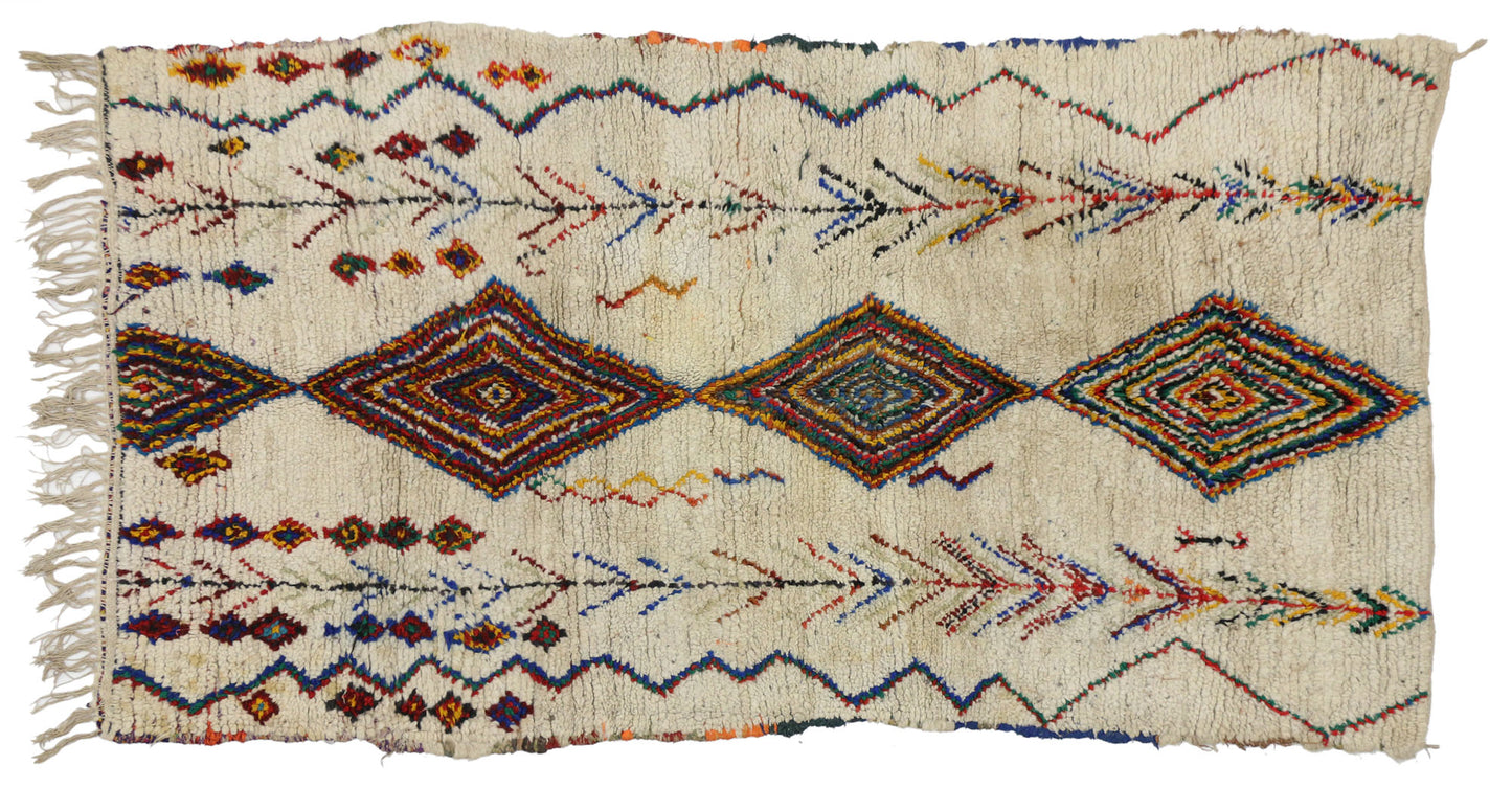 3 x 6 Vintage Moroccan Rug 20624