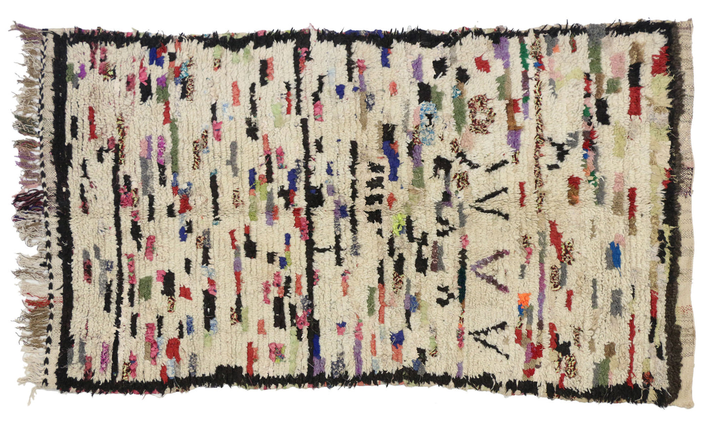 3 x 6 Vintage Moroccan Azilal Rug 20625