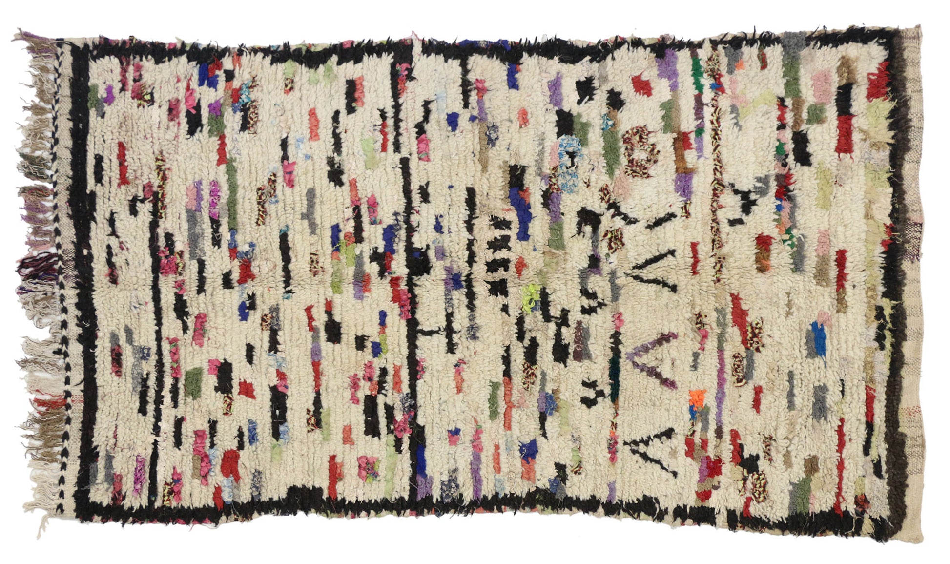 3 x 6 Vintage Moroccan Azilal Rug 20625