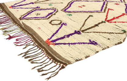 5 x 9 Vintage Moroccan Azilal Rug 20626