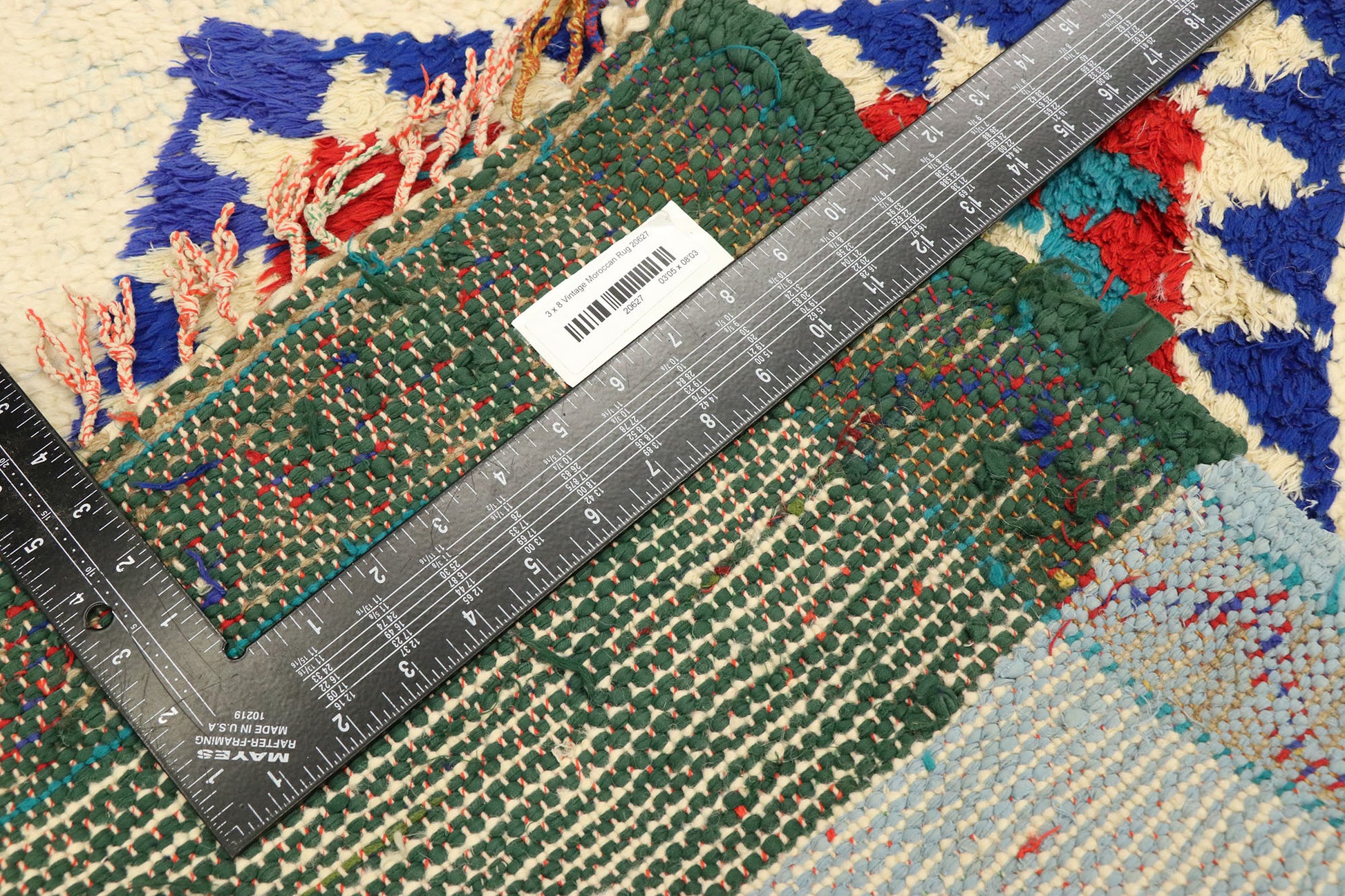 3 x 8 Vintage Moroccan Azilal Rug 20627