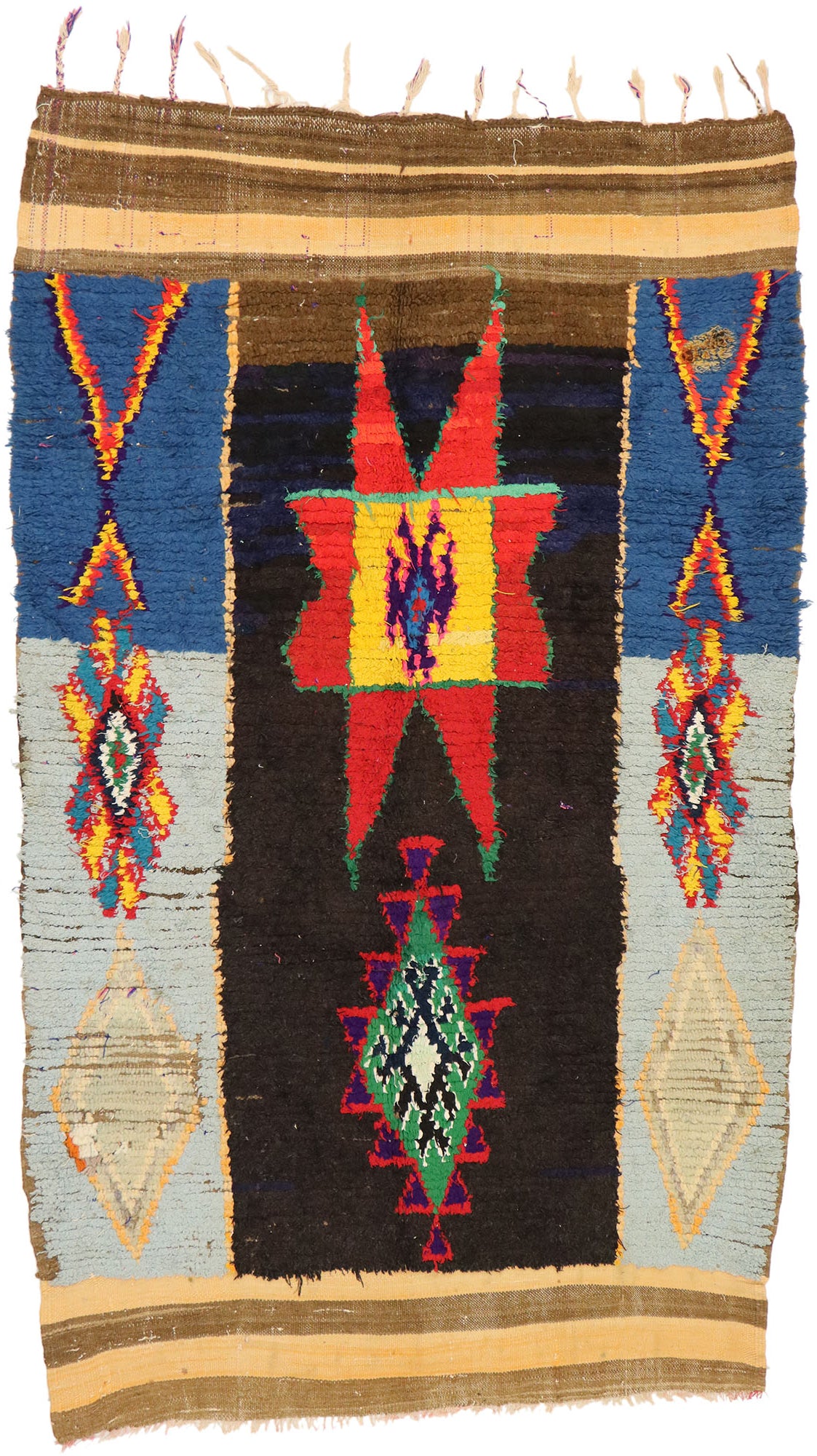 4 x 7 Vintage Moroccan Rug 20629
