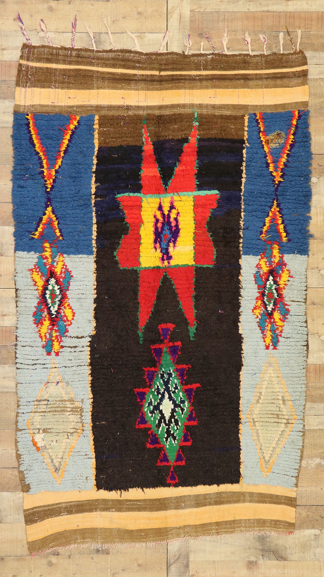 4 x 7 Vintage Moroccan Rug 20629