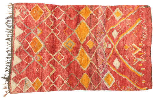 6 x 9 Vintage Moroccan Rug 20633