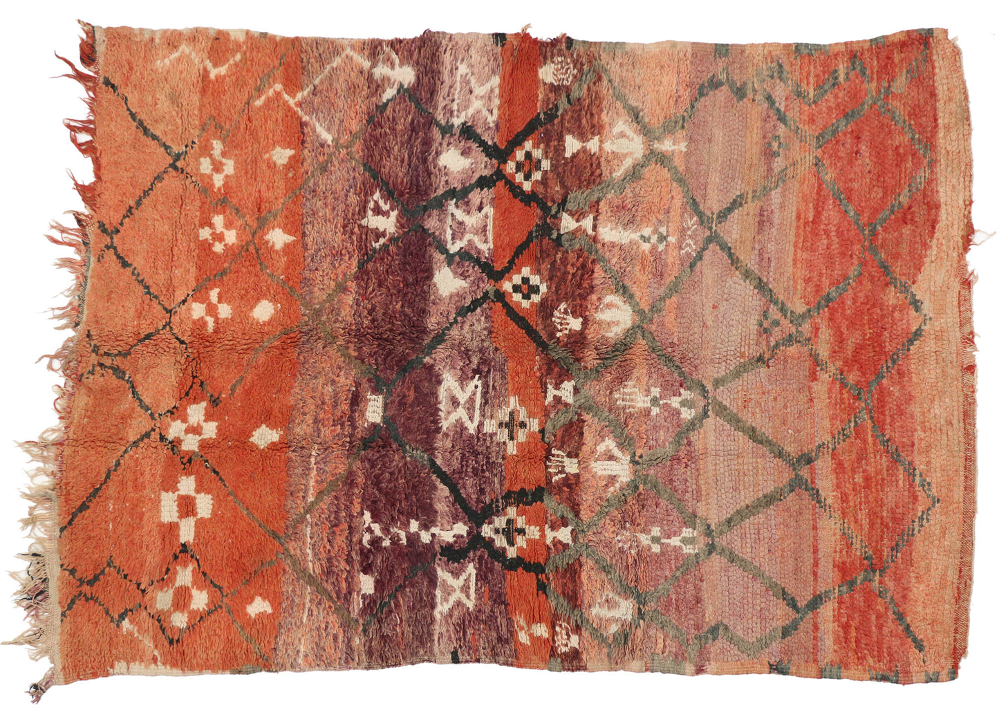 5 x 7 Vintage Moroccan Rug 20634