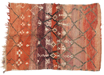 5 x 7 Vintage Moroccan Rug 20634