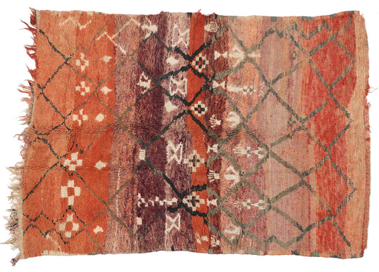 5 x 7 Vintage Moroccan Rug 20634