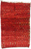 6 x 8 Vintage Red Beni MGuild Moroccan Rug 20636