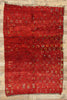 6 x 8 Vintage Red Beni MGuild Moroccan Rug 20636