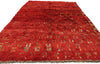 6 x 8 Vintage Red Beni MGuild Moroccan Rug 20636