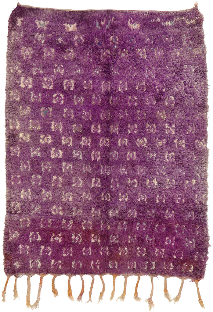 5 x 6 Vintage Purple Moroccan Rug 20639