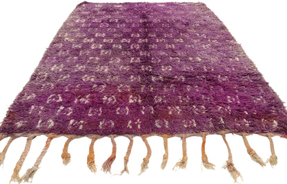 5 x 6 Vintage Purple Moroccan Rug 20639