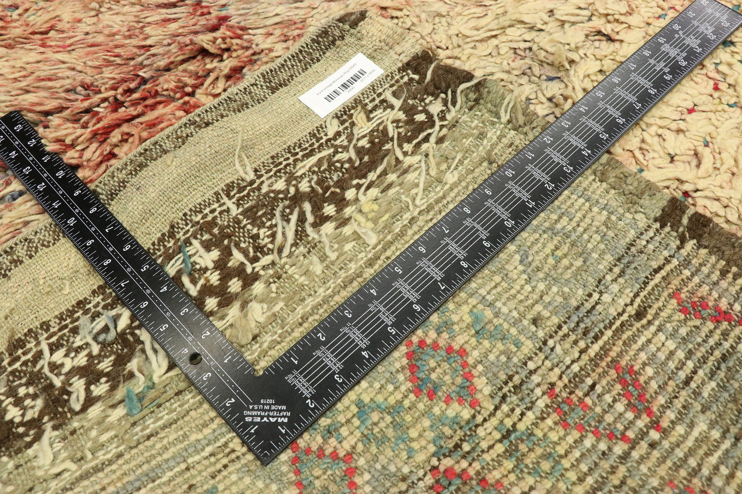 6 x 9 Vintage Moroccan Rug 20640