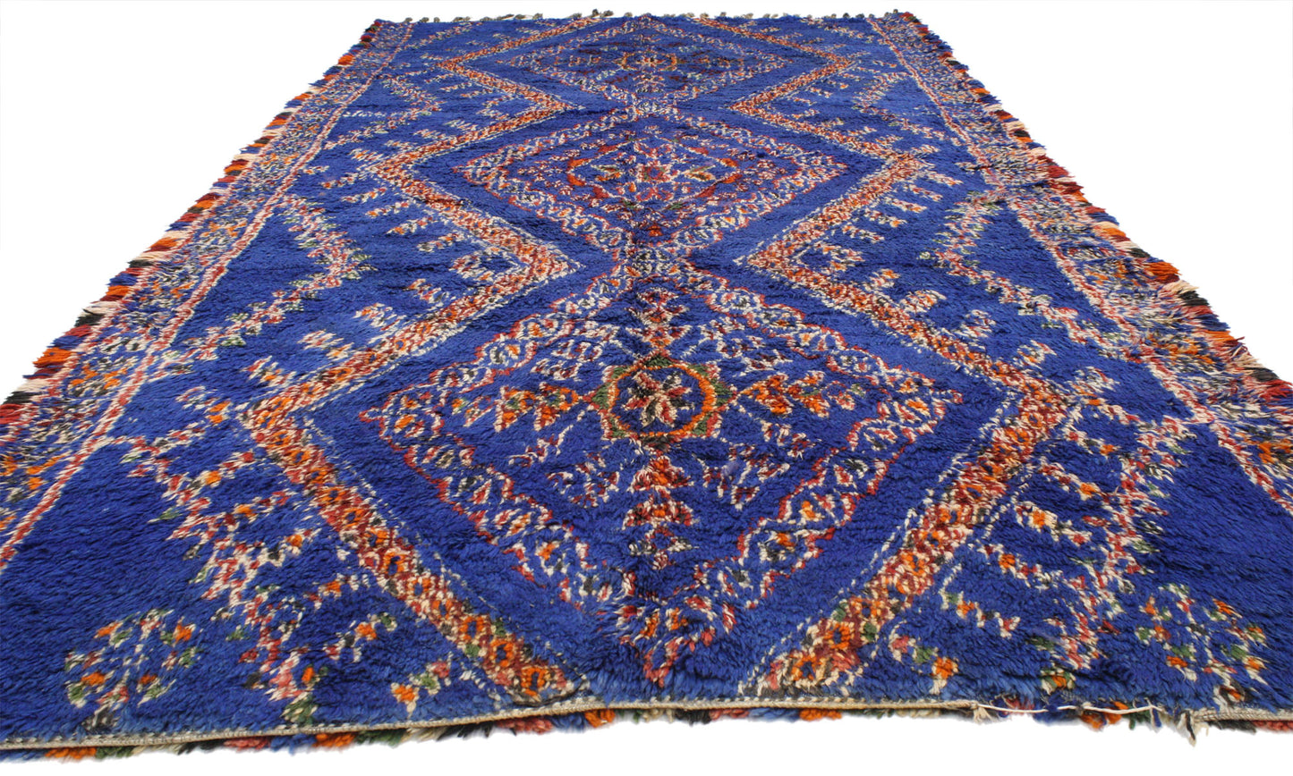 7 x 13 Vintage Moroccan Rug 20642