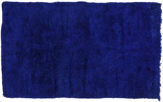 6 x 11 Vintage Blue Beni M'Guild Moroccan Rug 20654