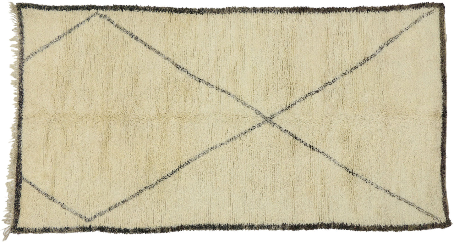 6 x 11 Vintage Moroccan Rug 20657
