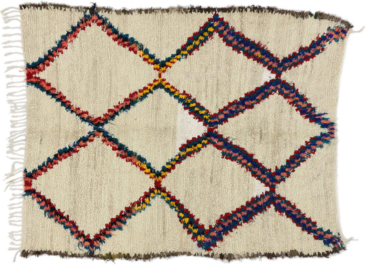 6 x 8 Vintage Moroccan Rug 20665
