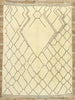 10 x 13 Organic Modern Beni Mrirt Moroccan Rug 20673