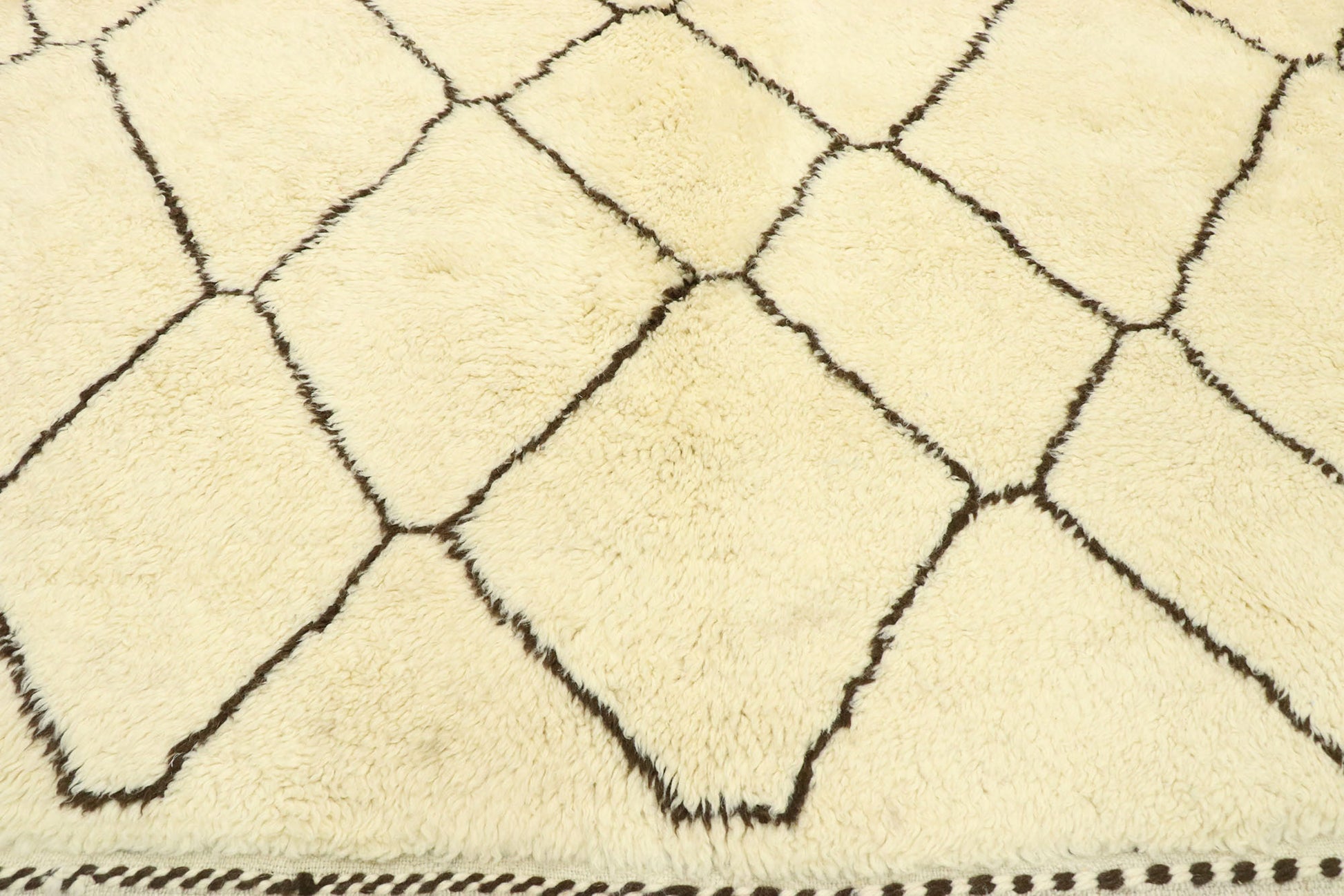 10 x 13 Organic Modern Beni Mrirt Moroccan Rug 20673