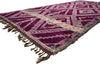 6 x 12 Vintage Beni MGuild Purple Moroccan Rug 20684