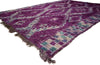 7 x 9 Vintage Beni MGuild Purple Moroccan Rug 20685