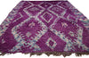 7 x 9 Vintage Beni MGuild Purple Moroccan Rug 20685