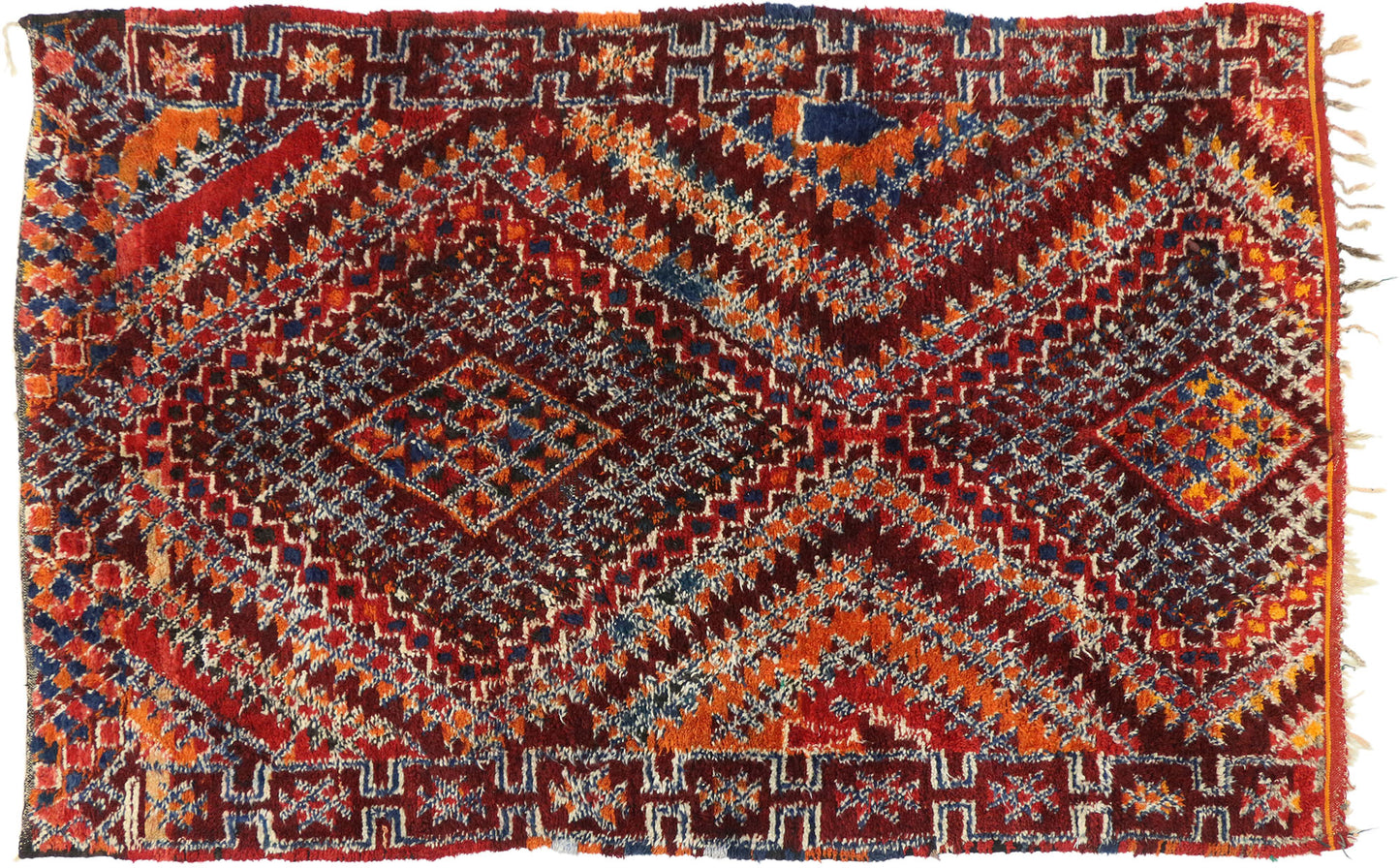 7 x 10 Vintage Moroccan Rug 20687