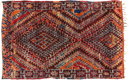 7 x 10 Vintage Moroccan Rug 20687
