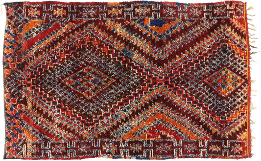 7 x 10 Vintage Moroccan Rug 20687