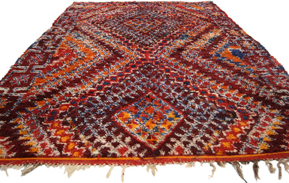 7 x 10 Vintage Moroccan Rug 20687