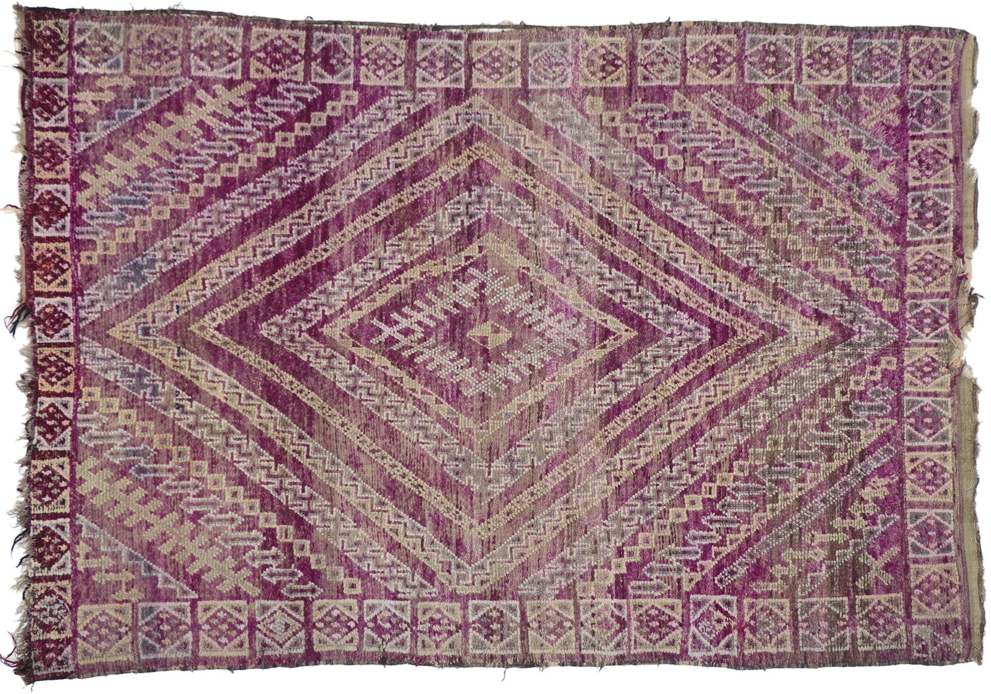 6 x 8 Vintage Moroccan Rug 20715