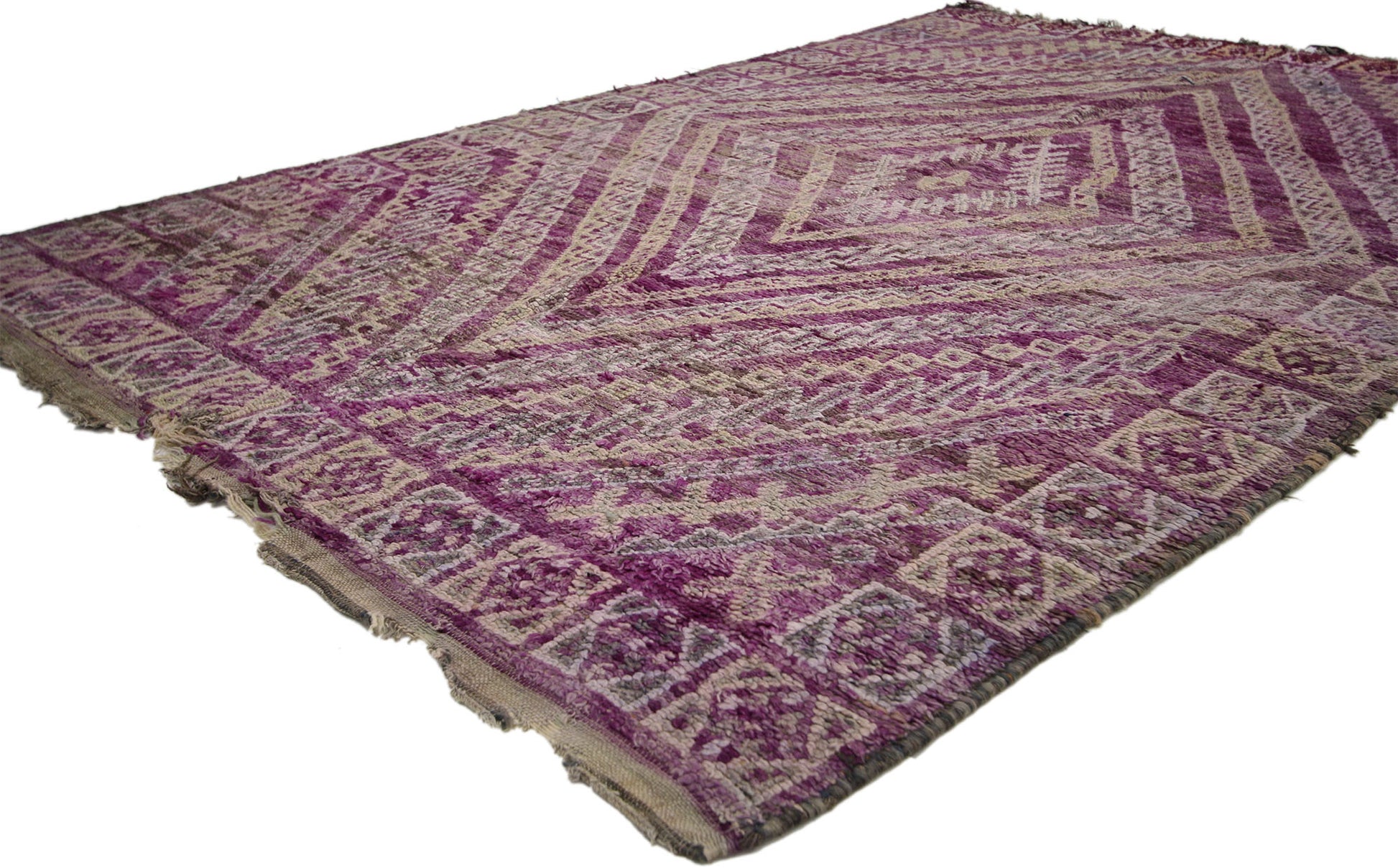 6 x 8 Vintage Moroccan Rug 20715