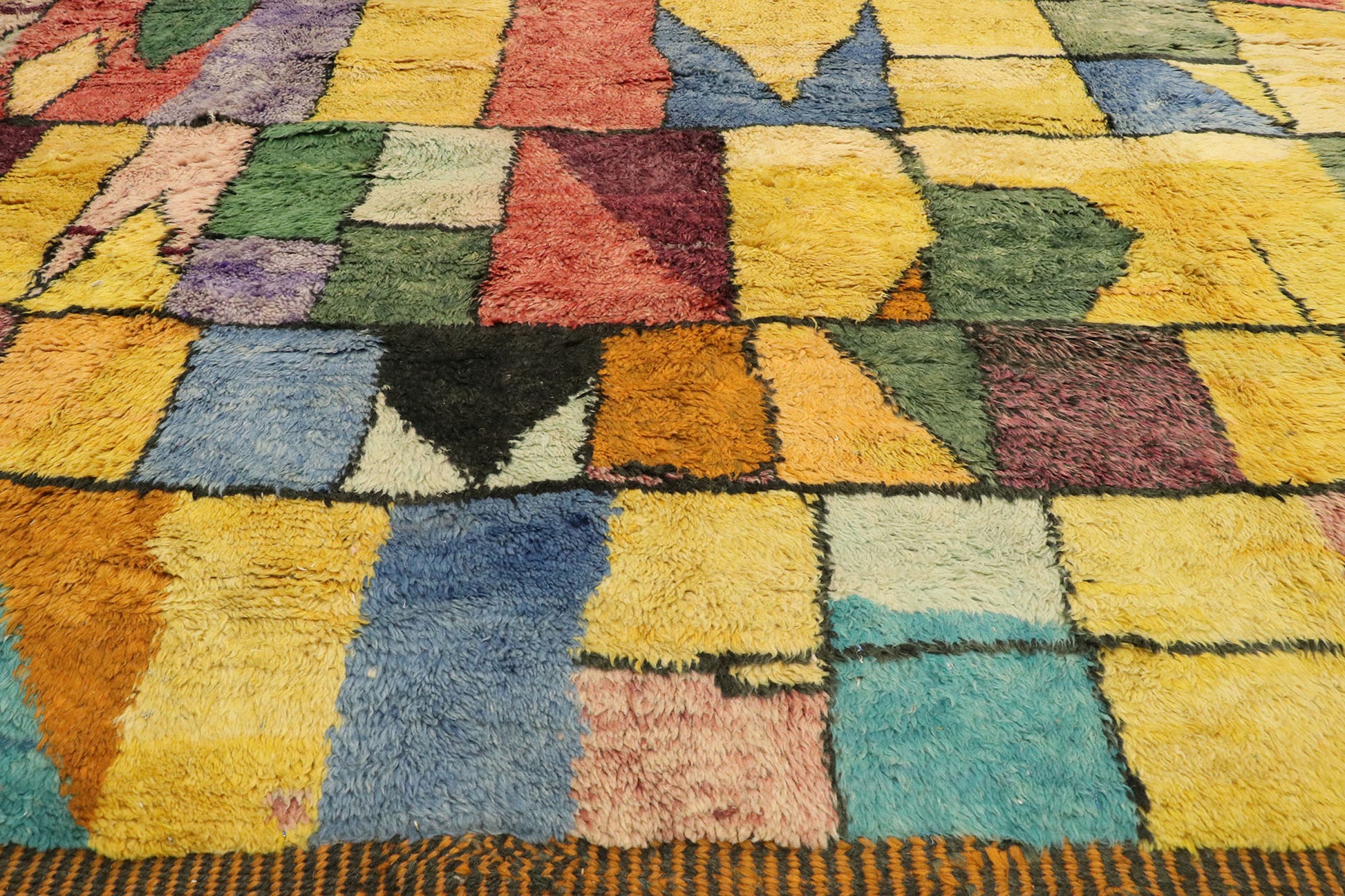 11 x 13 Contemporary Colorful Moroccan Rug 20718