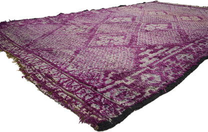6 x 10 Vintage Purple Moroccan Rug 20741