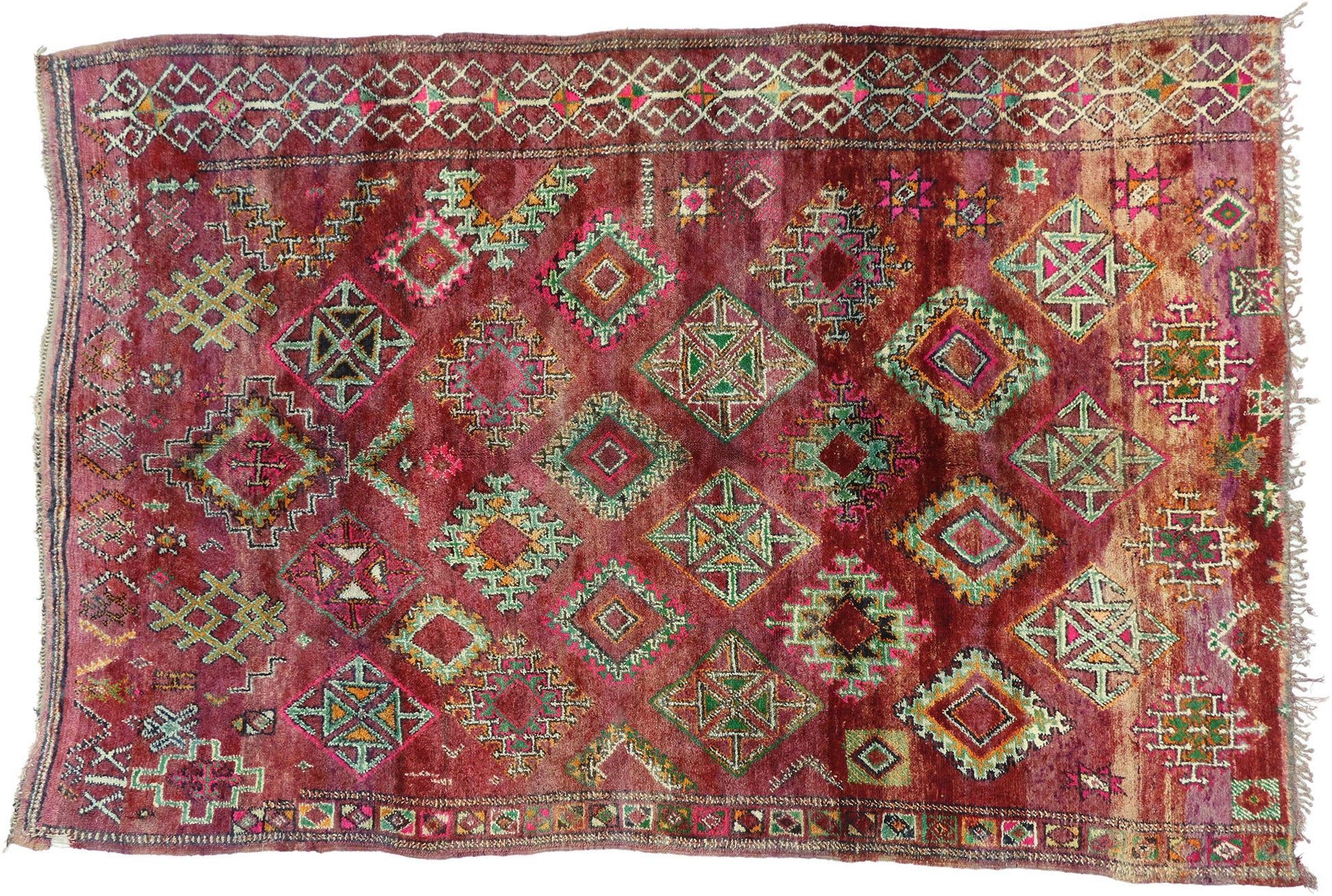 6 x 10 Vintage Moroccan Rug 20744