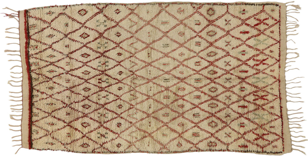 5 x 9 Vintage Moroccan Azilal Rug 20747