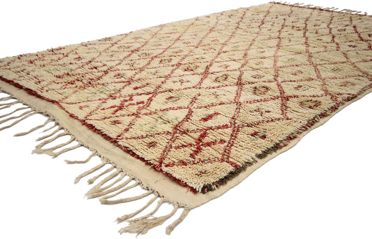 5 x 9 Vintage Moroccan Azilal Rug 20747