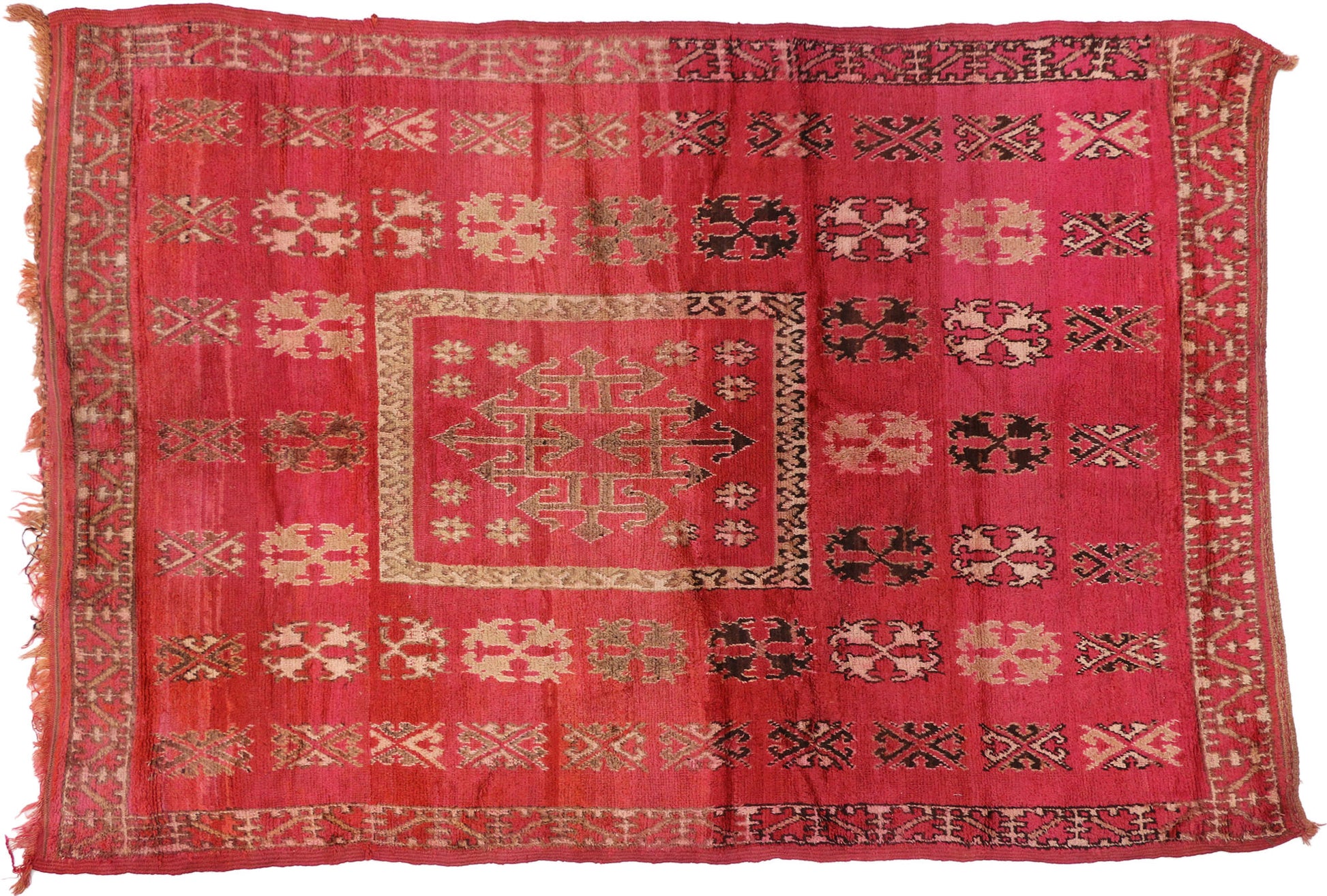 7 x 10 Vintage Moroccan Rug 20748