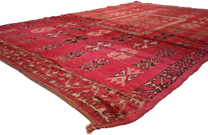 7 x 10 Vintage Moroccan Rug 20748