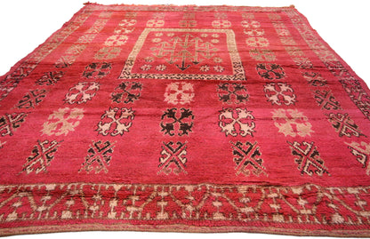 7 x 10 Vintage Moroccan Rug 20748