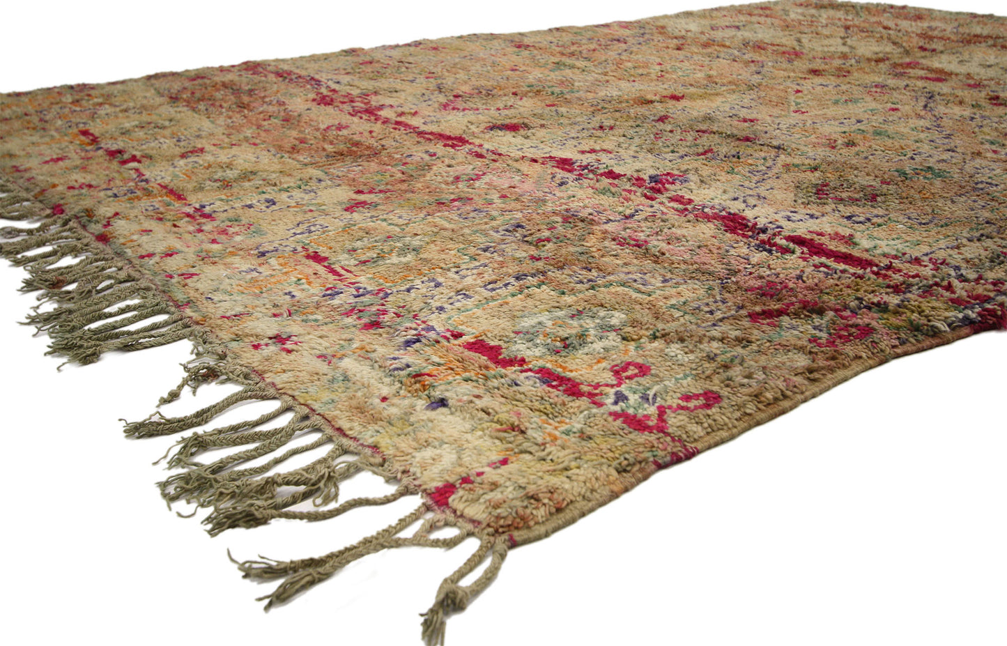 7 x 9 Vintage Moroccan Rug 20754
