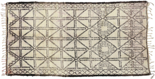 7 x 13 Vintage Beni MGuild Moroccan Rug 20759