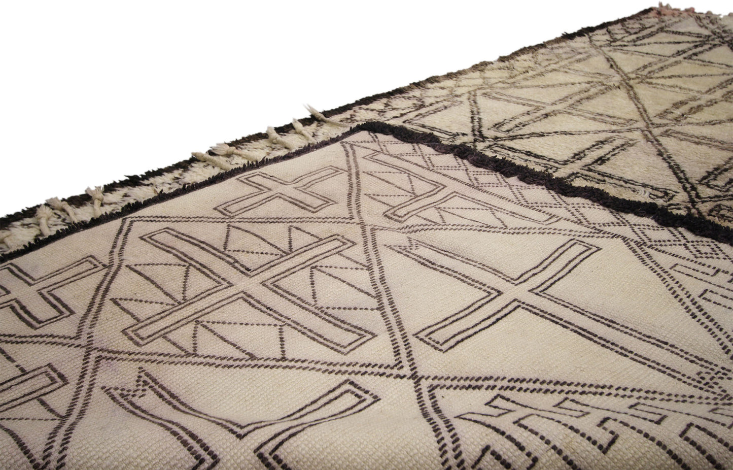 7 x 13 Vintage Beni MGuild Moroccan Rug 20759