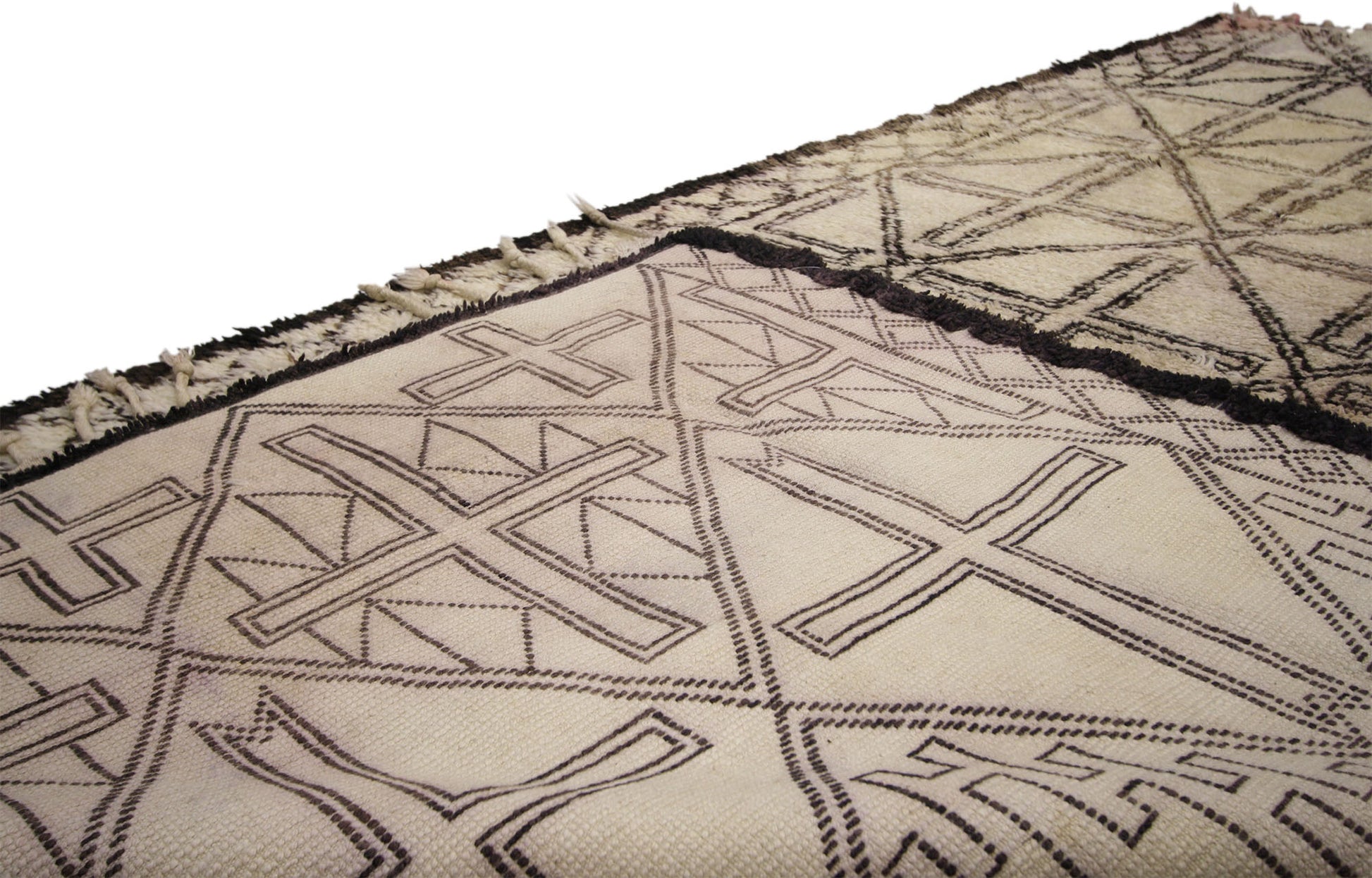 7 x 13 Vintage Beni MGuild Moroccan Rug 20759