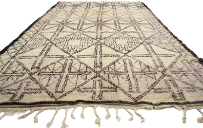 7 x 13 Vintage Beni MGuild Moroccan Rug 20759