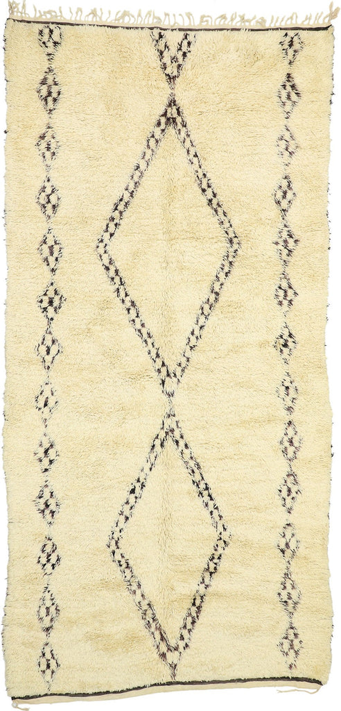 6 x 13 Organic Modern Beni Ourain Moroccan Rug 20769