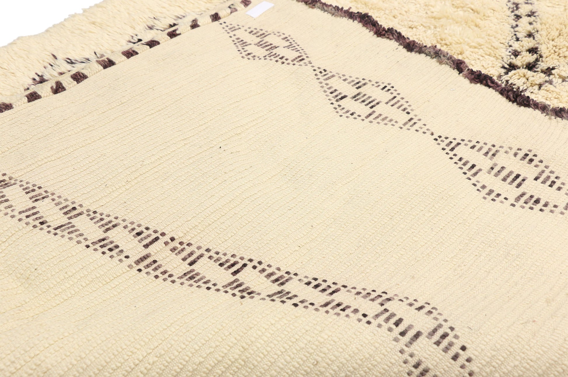 6 x 13 Organic Modern Beni Ourain Moroccan Rug 20769