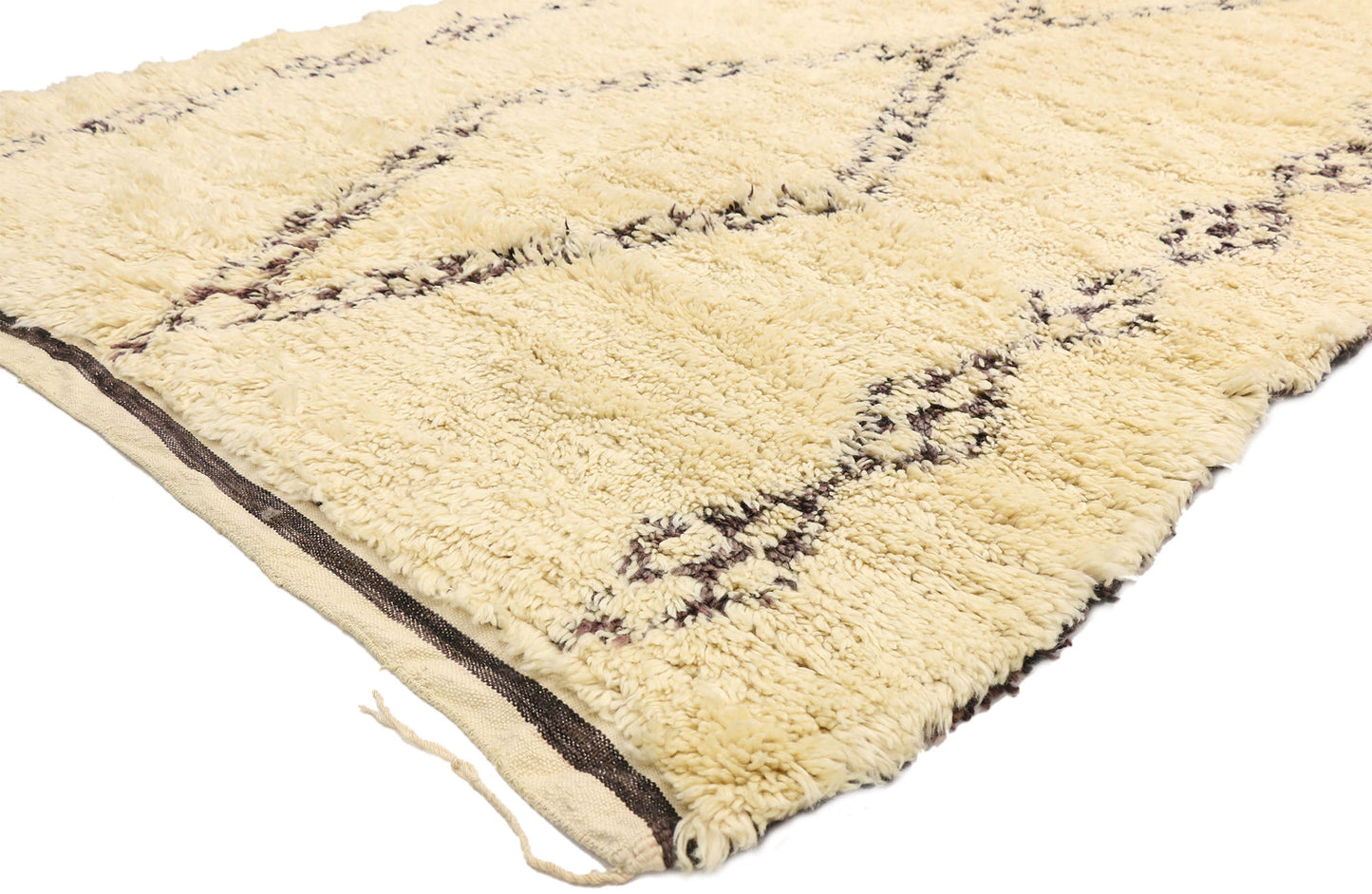 6 x 13 Organic Modern Beni Ourain Moroccan Rug 20769